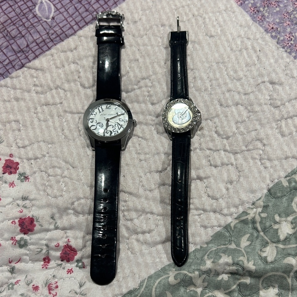 Black Leather Strap Watches